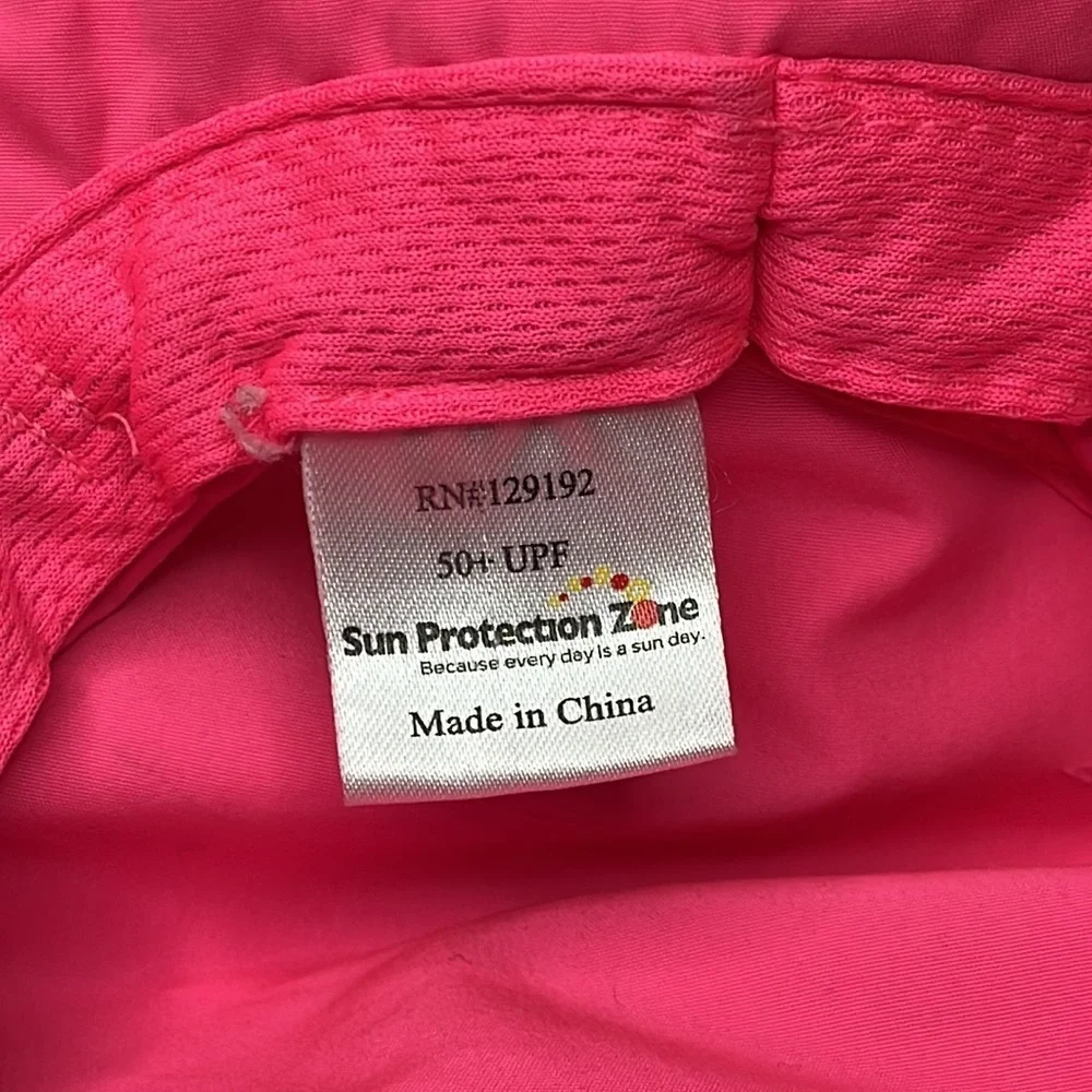 Sun Protection Zone Kids UPF 50+ Hawaiian Pink Safari Sun Hat UV Sun Lightweight